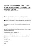 NUR 3112 TEST 2 JEOPARDY FINAL EXAM SCRIPT 2026 COMPLETE QUESTIONS AND ANSWERS GRADED A&plus;