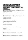 TTU ZOOL 2403 EXAM 2 2026 EXAMINATION TEST SOLVED QUESTIONS WITH FULL SOLUTION GRADED A&plus;