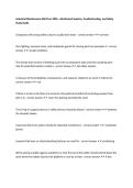Industrial Maintenance Mid Term 2026 &ndash; Mechanical Systems&comma; Troubleshooting&comma; and Safety Study Guide