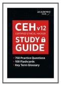 Certified Ethical Hacker &lpar;CEH v12&rpar; Study Guide &lpar;2025&rpar; &ndash; 750 Practice Questions&comma; Flashcards & Key Terms PDF
