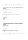 Maintenance Test 1 Review 2026 &ndash; Mechanical Systems and Maintenance Fundamentals Study Guide
