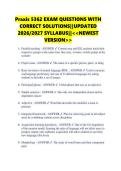 Praxis 5362 EXAM QUESTIONS WITH  CORRECT SOLUTIONS&vert;&vert;UPDATED  2026&sol;2027 SYLLABUS&vert;&vert;<<NEWEST  VERSION>> 
