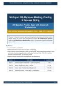 Michigan &lpar;MI&rpar; Hydronic Heating&comma; Cooling & Process Piping &ndash; 200-Question Practice Exam with Answers & Explanations &lpar;2026 Edition&rpar; PDF