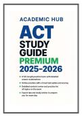 ACT Study Guide Premium &lpar;2025&ndash;2026&rpar; &ndash; Full Practice Tests&comma; Questions & Strategies &ndash; Exam Prep PDF