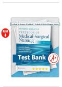 Brunner & Suddarth&rsquo;s Medical-Surgical Nursing Study Guide&comma; 15th Edition &ndash; Exam Prep Questions & Answers PDF &ndash; Hinkle & Cheever
