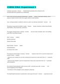 CHEM 2364- Experiment 1