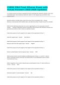 CHEM 2364 Final Alfonso Exam with Actual Answers 2025-2026 Updated&period;