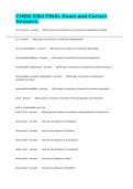 CHEM 2364 FINAL Exam and Correct Answers&period;