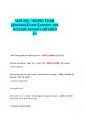 NUR 202 - NEURO EXAM &lpar;diseases&rpar;Exam Question and Accurate Answers&period;docx