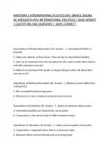 MIDTERM 1 INTERNATIONAL POLITICS NYU &lpar;BRUCE BUENA DE MESQUITA NYU INTERNATIONAL POLITICS&rpar; &vert; 2026 UPDATE &vert; QUESTIONS AND ANSWERS &vert; 100&percnt; CORRECT&period;
