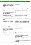 NR 324 Adult Health 1 Exam 1 Test Questions with Answers Graded A&plus;