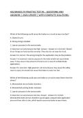 ASE BRAKES T4 PRACTICE TEST &num;1 - QUESTIONS AND ANSWERS &vert; 2026 UPDATE &vert; WITH COMPLETE SOLUTIONS&period;