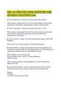 NSG 322 PRACTICE EXAM QUESTIONS AND DETAILED SOLUTIONS 2026
