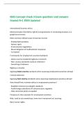 IBUS Concept Check 3 Exam questions and answers  Graded A&plus;&vert; 2026 Updated 