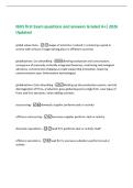 IBUS first Exam questions and answers Graded A&plus;&vert; 2026  Updated 