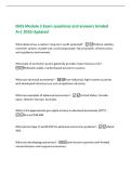 IBUS Module 3 Exam questions and answers Graded  A&plus;&vert; 2026 Updated 