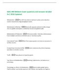 IBUS 300 Midterm Exam questions and answers Graded  A&plus;&vert; 2026 Updated 