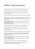 CPWA&period;03 - Family Dynamics &lpar;2&rpar;&period; Questions and Answers 100&percnt; Correct