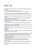 Ethics - 4-&period; Questions and Answers