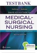Test Bank for Davis Advantage for Medical-Surgical Nursing&comma; 2nd Edition by Hoffman & Sullivan
