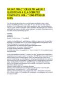 NR 667 PRACTICE EXAM WEEK 2 QUESTIONS & ELABORATED COMPLETE SOLUTIONS PASSED 100&percnt;