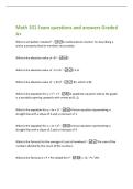 Business Math 101Exam questions and answers Graded A&plus;