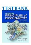 Test Bank for Lehninger Principles of Biochemistry&comma; 7th Edition by Nelson & Cox &vert; ISBN 978-1464187967 &vert; Complete Guide with Answers