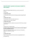 Lecture 10 MCB 450 Exam questions and answers Graded A&plus;&vert; 2026 Updated