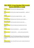 EKG MEDCA Exam Questions With Accurate  Answers 20252026 A&plus; Grade