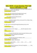 EKG MEDCA Exam Questions With Valid  Answers 20252026 A&plus; Grade