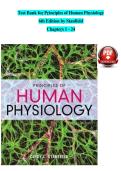 Full Test Bank for Principles of Human Physiology &lpar;6th Edition&rpar; by Cindy L&period; Stanfield Complete Coverage &lpar;Chapters 1&ndash;24&rpar; Verified Question & Answer Sets Cell Metabolism &sol; Endocrine Glands &sol; Sensory Systems &sol; Diabetes Pathophysiology Updated 2026 Version