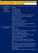 NR667 CEA MODULE NOTES EXAM QUESTIONS & DETAILED CORRECT SOLUTIONS