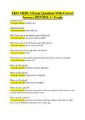EKG MEDCA Exam Questions With Correct  Answers 20252026 A&plus; Grade