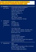 NR667 CEA MODULE NOTES QUESTIONS & ELABORATED ANSWERS PASSED 100&percnt;