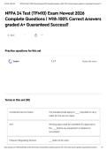 NFPA 24 Test &lpar;TFM10&rpar; Exam Newest 2026 Complete Questions &vert; With 100&percnt; Correct Answers graded A&plus; Guaranteed Success&excl;&excl;