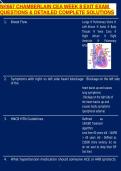 NR667 CHAMBERLAIN CEA WEEK 8 EXIT EXAM QUESTIONS & DETAILED COMPLETE SOLUTIONS
