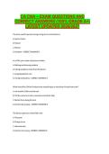 CA CNA &ndash; EXAM QUESTIONS AND  CORRECT ANSWERS &lpar;100&percnt; GRADE A&plus;&rpar;  LATEST UPDATED 2026&sol;2027 