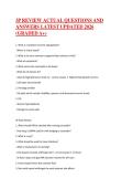 3P REVIEW ACTUAL QUESTIONS AND ANSWERS LATEST UPDATED 2026 &lpar;GRADED A&plus;&rpar;