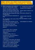 NR667 INTEG CEA PREP EXAM QUESTIONS & DETAILED CORRECT SOLUTIONS ALL PASSED