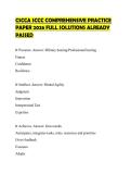 CSCCA SCCC COMPREHENSIVE PRACTICE PAPER 2026 FULL SOLUTIONS ALREADY PASSED