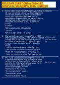PRE EXAM QUESTIONS & DETAILED COMPLETE SOLUTIONS 100&percnt; CORRECT