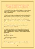 SEARCH AND RESCUE TECHNICIAN LEVEL III &lpar;SAR TECH&rpar; EXAMINATION ACTUAL EXAM COMPLETE QUESTIONS AND VERIFIED SOLUTIONS LATEST UPDATE THIS YEAR