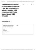Echelon Exam Prevention of Medical Errors Post-Test Exam &lpar;Recent exam&rpar; Fully solved & updated 2026 Most COMPLETE &lpar;2026&rpar; &lpar;Latest Update 2026&rpar; UPDATE&excl;&excl;