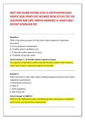NICET FIRE ALARM SYSTEMS LEVEL III CERTIFICATION EXAM  NEWEST 2026 UPDATE FAST REVIWED FROM ACTUAL TEST 100  QUESTIONS AND 100&percnt; VERIFIED ANSWERS&vert; A&plus; GRADE Q&A &vert;  INSTANT DOWNLOAD PDF