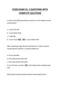 CISSN EXAM CH&period; 2 QUESTIONS WITH  COMPLETE SOLUTIONS 