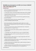 NSG 4800 Comps Exam Questions and Answers 2026&sol;2027 &lpar;Package Deal&rpar;Galen College Of Nursing