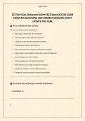 DC Third Class Stationary Boilers &lpar;323&rpar; Exam ACTUAL EXAM COMPLETE QUESTIONS AND CORRECT ANSWERS LATEST UPDATE THIS YEAR