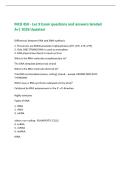 MCB 450 - Lec 9 Exam questions and answers Graded  A&plus;&vert; 2026 Updated 