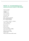 MCB 450 - lec 5 - Nucleotide Metabolism Exam  questions and answers Graded A&plus;&vert; 2026 Updated 