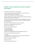 MCB 450 - Lecture 9 questions and answers Graded A&plus;&vert;  2026 Updated 